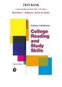 College Reading and Study Skills&comma; 14th Edition &lpar;Kathleen T&period; McWhorter & Brette M&period; Sember&rpar; &ndash; Complete Test Bank Chapters 1&ndash;14
