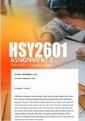 HSY2601 Assignment 1  Due 12 March 2026  - Distinction Guaranteed   &lowbar;UNISA