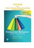 Test Bank For Consumer Behavior Buying&comma; Having&comma; Being&comma; 13e Michael Solomon