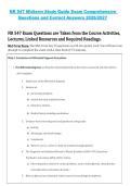 NR 547 &ndash; Midterm Study Guide Exam&comma; 2026&sol;2027 &ndash; Comprehensive Questions with Correct Answers
