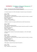 Test Bank for Foundations of Financial Management&comma; 17th Edition By&colon; Stanley Block&comma; Geoffrey Hirt&comma; and Bartley Danielsen