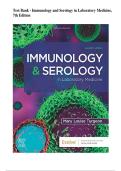 Test Bank - Immunology and Serology in Laboratory Medicine&comma; 7th Edition
