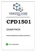 CPD1501 Assignment 1 & 2 Semester 1 2022