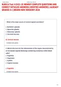 NUR514 Test 4 CH21-25 NEWEST COMPLETE QUESTIONS AND  CORRECT DETAILED ANSWERS &lpar;VERIFIED ANSWERS&rpar; &vert;ALREADY  GRADED A&plus;&vert;&vert;BRAND NEW VERSION&excl;&excl; 2026 