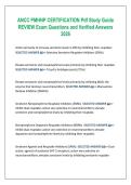 ANCC PMHNP CERTIFICATION Pdf Study Guide  REVIEW Exam Questions and Verified Answers  2026
