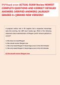 FNP Board review ACTUAL EXAM Review NEWEST  COMPLETE QUESTIONS AND CORRECT DETAILED  ANSWERS &lpar;VERIFIED ANSWERS&rpar; &vert;ALREADY  GRADED A&plus;&vert;&vert;BRAND NEW VERSION&excl;&excl; 