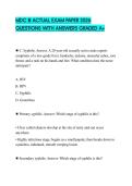 MDC III ACTUAL EXAM PAPER 2026 QUESTIONS WITH ANSWERS GRADED A&plus;