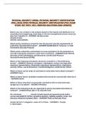 PHYSICAL SECURITY &lpar;SPED&rpar;&comma; PHYSICAL SECURITY CERTIFICATION &lpar;PSC&rpar;&comma; DCSA SPED PHYSICAL SECURITY CERTIFICATION &lpar;PSC&rpar; EXAM STUDY SET WITH 100&percnt; VERIFIED SOLUTIONS 2026 UPDATE&excl;&excl;