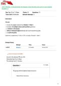 COUC 504 Quiz&lowbar;1 Cultural Identity Development&vert; Actual Questions and Answers Latest Updated 2026&sol;2027 &lpar;Graded A&plus;&rpar;