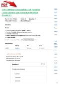 COUC 504 Quiz 6&colon; Islam and the Arab Population &vert; Actual Questions and Answers Latest Updated 2026&sol;2027 &lpar;Graded A&plus;&rpar;