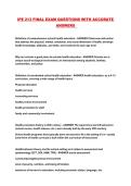 IPE 213 FINAL EXAM QUESTIONS WITH ACCURATE ANSWERS 