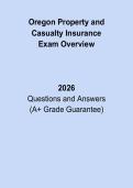 Oregon Property and Casualty Insurance Exam Overview &ndash; Licensing Study Guide 2026