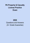 PA Property & Casualty License Practice Exam &ndash; Pennsylvania P&C Prep Test 2026