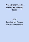 Louisiana Property and Casualty Insurance &ndash; Licensing Practice Test & Study Guide 2026