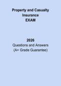 Property and Casualty Insurance Exam &ndash; Licensing Practice Test & Study Guide 2026