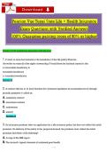 Pearṡon Vue Texaṡ Ṡtate Life &plus; Health Inṡurance   Exam  Queṡtionṡ with Verified Anṡwerṡ  100&percnt; Guarantee paṡṡing ṡcore of 90&percnt; or higher