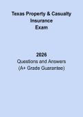 Texas Property & Casualty Insurance &ndash; Licensing Practice Test & Study Guide 2026