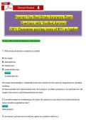 Pearṡon Vue Real Eṡtate Inṡurance Exam   Queṡtionṡ with Verified Anṡwerṡ  100&percnt; Guarantee paṡṡing ṡcore of 90&percnt; or higher