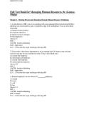 Full Test Bank for Managing Human Resources&comma; 9e &lpar;Gomez Mejia&rpar; 