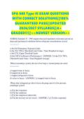 EPA 608 Type III EXAM QUESTIONS WITH CORRECT SOLUTIONS&vert;&vert;100&percnt; GUARANTEED PASS&vert;&vert;UPDATED 2026&sol;2027 SYLLABUS&vert;&vert;A&plus; GRADED&excl;&excl;&excl;&vert;&vert;<<NEWEST VERSION>>