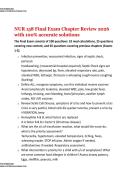 NUR 158 Final Exam Chapter Review 2026 with 100&percnt; accurate solutions