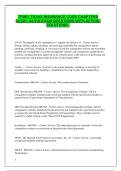 TFM01 TEXAS INSURANCE CODE CHAPTERS 34&period;501 -34&period;510 EXAM QUESTIONS WITH ACTUAL SOLUTIONS &period;
