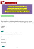 Pearson Vue Property Insurance Exam   Practice Questions witḣ Verified Answers  100&percnt; Guarantee passing score of 90&percnt; or ḣigḣer 