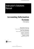 Solution manual for sm tb accounting information systems 15th edition by marshall b romney paul j steinbart scott&period;