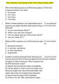 EKG certification Test Questions With 100&percnt; Solved Answers 2026&excl;&excl;