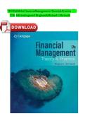 TEST BANK for Financial Management&colon; Theory & Practice &Tab;  17th Edition Eugene F&period; Brigham & Michael C&period; Ehrhardt
