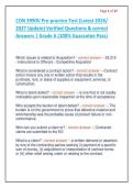 CON 3990V Pre-practice Test &lpar;Latest 2026&sol;  2027 Update&rpar; Verified Questions & correct  Answers &vert; Grade A &lpar;100&percnt; Guarantee Pass&rpar; 