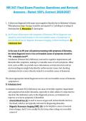 NR 547 &ndash; Final Exam Practice&comma; 2026&sol;2027 &ndash; Questions with Revised Answers Rated 100&percnt; Correct