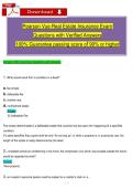 Pearson Vue Real Estate Insurance Exam   Questions with Veriḟied Answers  100&percnt; Guarantee passing score oḟ 90&percnt; or higher