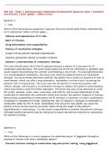 BSN 266 - Week 3&colon; Administering IV Medications & Assessment Measures Exam &vert; Questions and Answers &vert; 2026 Update &vert; 100&percnt; Correct&period;