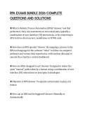 RPA EXAMS BUNDLE 2026 COMPLETE QUESTIONS AND SOLUTIONS
