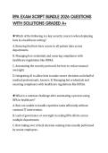 RPA EXAM SCRIPT BUNDLE 2026 QUESTIONS WITH SOLUTIONS GRADED A&plus;