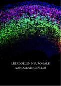 Uitwerkingen leerdoelen Neuronale aandoeningen deeltoets 2