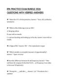 RPA PRACTICE EXAM BUNDLE 2026 QUESTIONS WITH VERIFIED ANSWERS