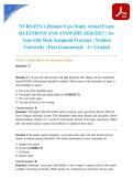 NURS 6531 i-Human Case Study Actual Exam QUESTIONS AND ANSWERS 2026&sol;2027 &vert; 16-Year-Old Male Scaphoid Fracture &vert; Walden University &vert; Pass Guaranteed - A&plus; Graded