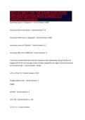 HESI A2 MATH ON THE EXAM QUESTIONS &lbrack;REVISED EDITION&rsqb; WITH CORRECTLY VERIFIED ANSWERS