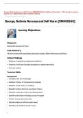 George&comma; Bulimia Nervosa and Self Harm &lbrack;SMH002US&rsqb; Oxford Medical Simulation - VR training for optimal patient care &vert; 2026 Update with complete solutions&period;