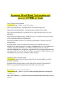 Rasmussen Mental Health Final 2025&sol;2026 &ndash; Questions and Answers &lpar;A&plus; Grade&rpar;Rasmussen College &ndash; Mental Health Nursing &lpar;Final Exam&rpar;