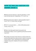 NAPSR TEST BANK 2026 QUESTIONS WITH ANSWERS GRADED A&plus;
