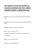 RSC MCB2010 ACTUAL EXAM PAPER FULL SOLUTION QUESTIONS AND 100&percnt; VERIFIED ANSWERS GRADED A&plus; BRAND NEW 2026