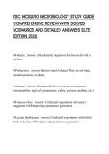 RSC MCB2010 MICROBIOLOGY STUDY GUIDE COMPREHENSIVE REVIEW WITH SOLVED SCENARIOS AND DETAILED ANSWERS ELITE EDITION 2026
