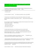 MN502 Exam Test Questions and All Correct Answers&period;