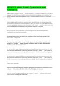 MN502 Latest Exam Questions and Answers&period;