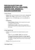 PIERCING QUESTIONS AND ANSWERS WITH FULL SOLUTIONS&comma; UPDATED 2026&comma; GRADED A&plus;&comma; SUCCESS GUARANTEED