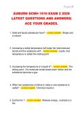 AUBURN UNIVERSITY &vert; RSED 3000&colon;  EXAM 1 &lpar;CH&period; 1-4&rpar; 2026 LATEST  QUESTIONS AND ANSWERS&vert; ACE  YOUR GRADES&period; 