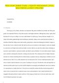 WGU D169 KHM2 TASK 1 EQUITY PEDAGOGY FULL SOLUTIONS LATEST UPDATED